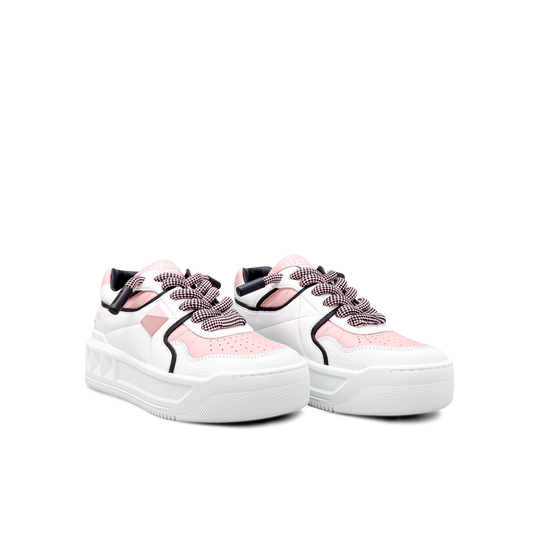 Sneakers Blancos Rosado Valentino One Stud