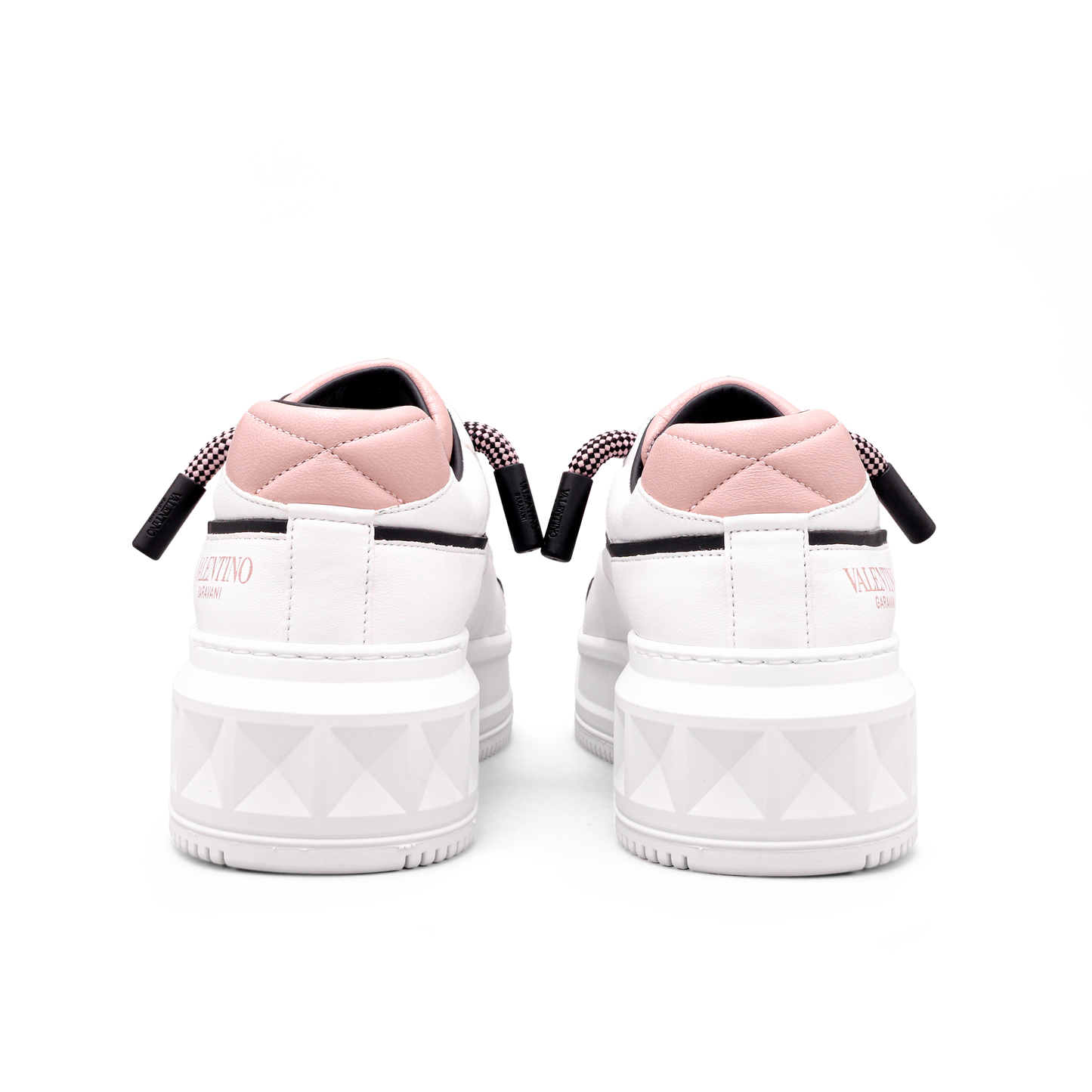 Sneakers Blancos Rosado Valentino One Stud