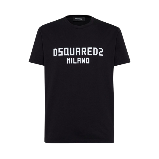 Camiseta Negra Dsquared2 Milano Logo
