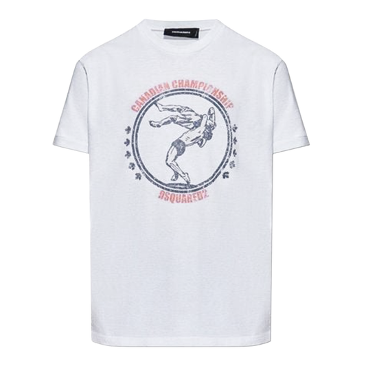 Camiseta Blanca Dsquared2 Championship