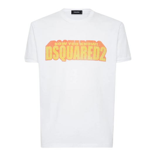 Camiseta Blanca Dsquared2 Slogan