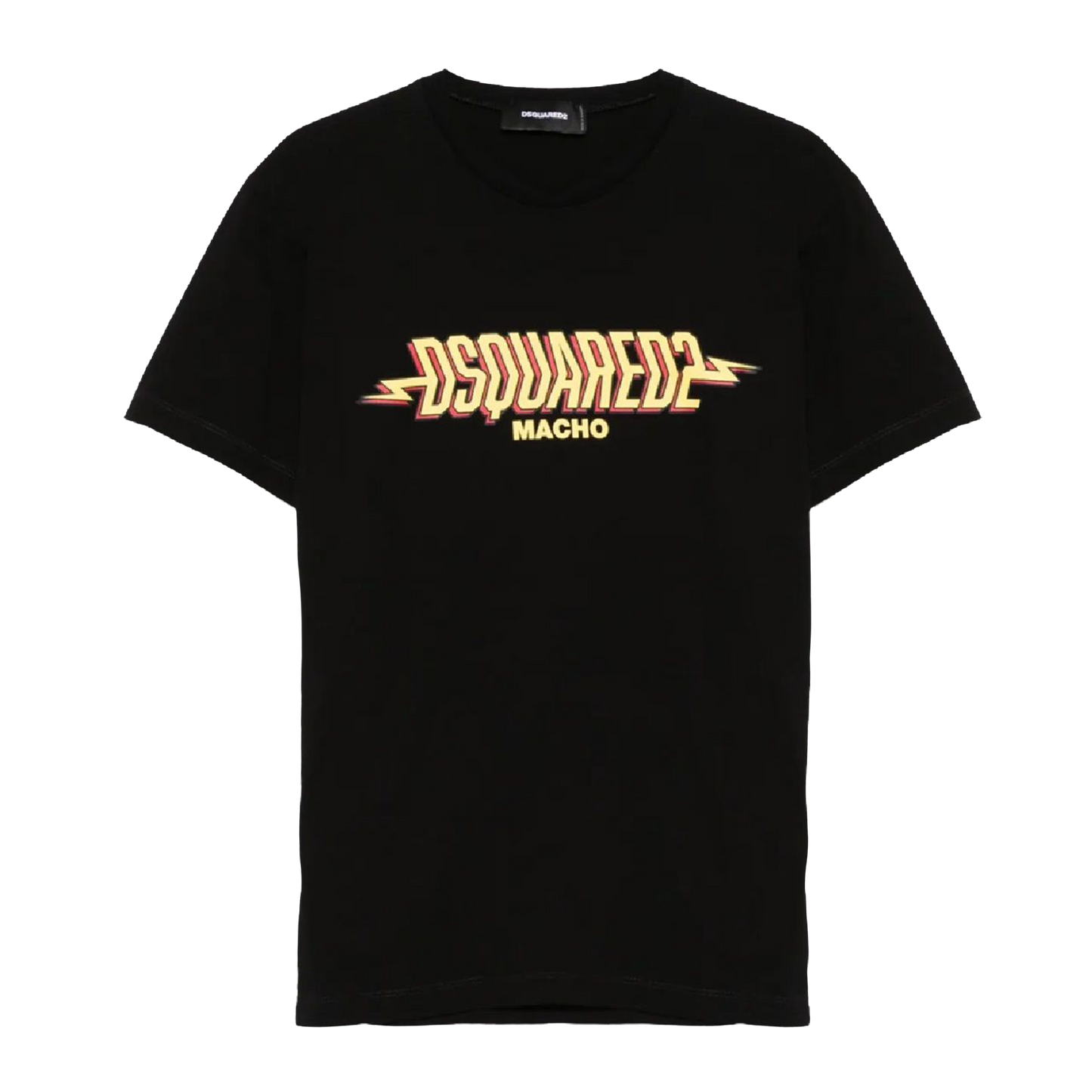 Camiseta Negra Dsquared2 Macho