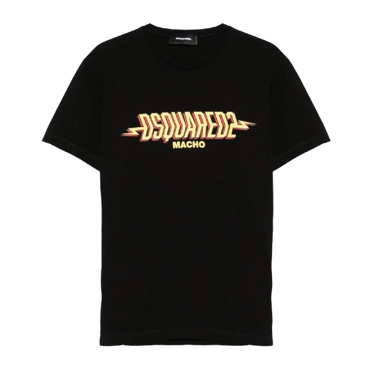 Camiseta Negra Dsquared2 Macho