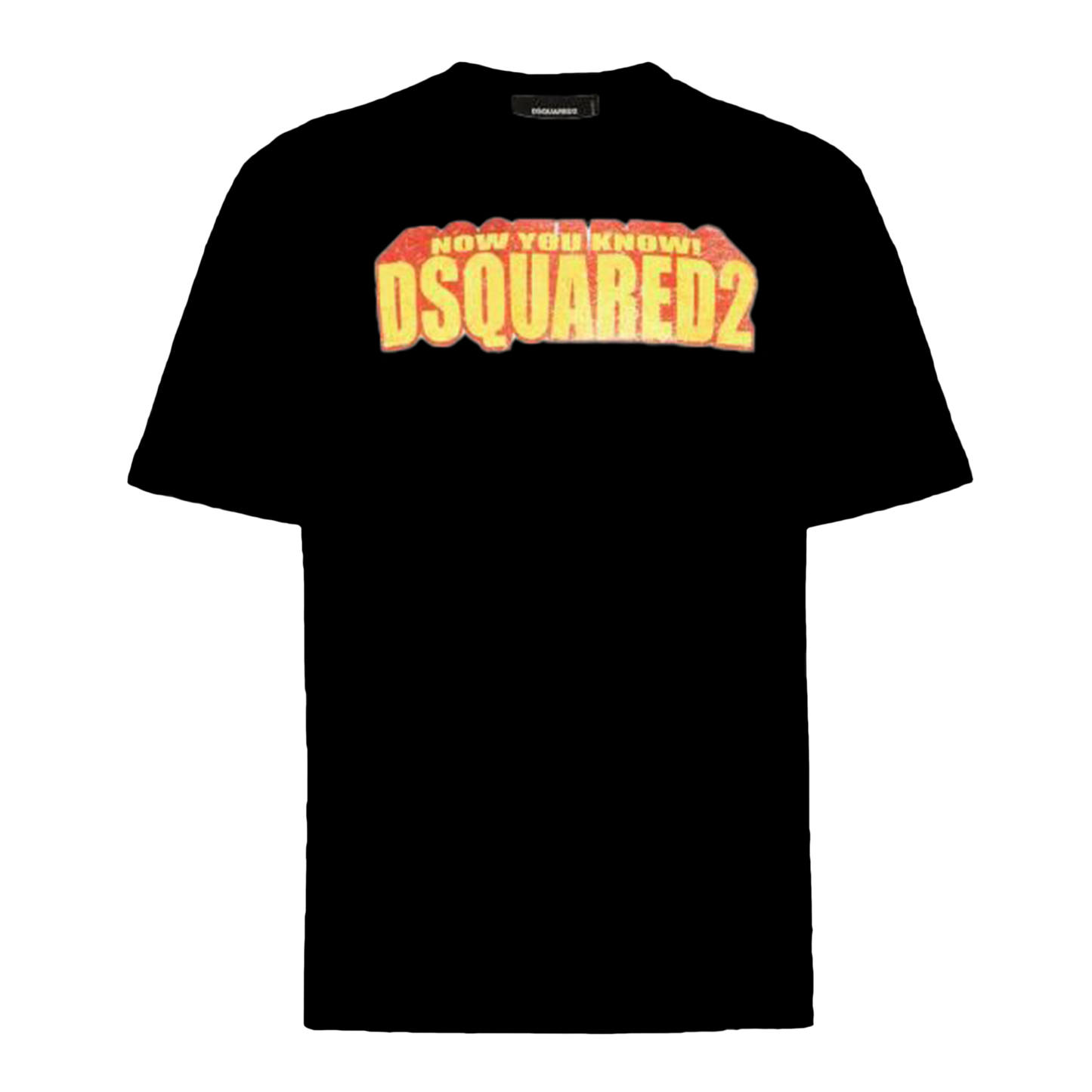 Camiseta Negra Dsquared2 Slogan