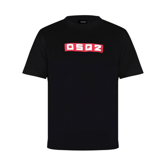 Camiseta Negra Dsquared2 Dsq2 Logo