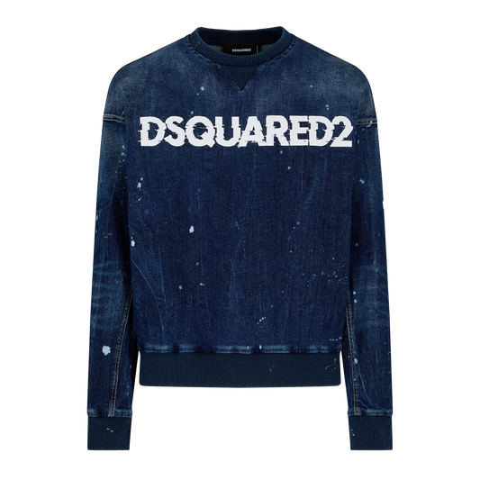 Buzo Denim Dsquared2 Logo