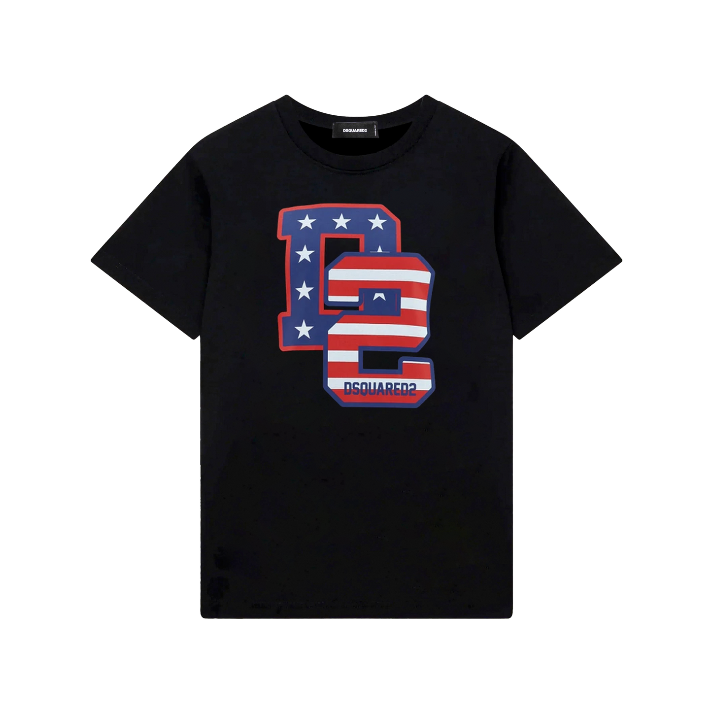 Camiseta Negra Dsquared2 USA