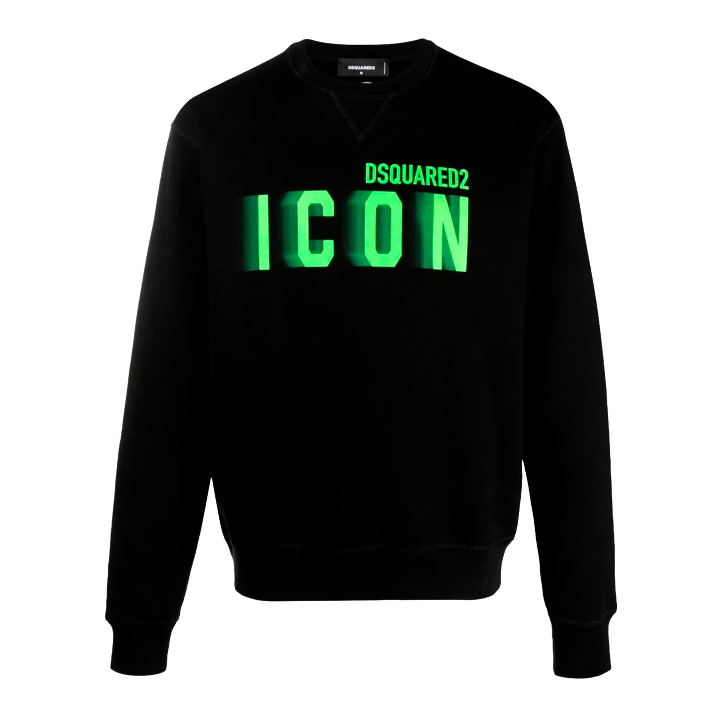 Hoodie Negro Dsquared2 Verde Icon
