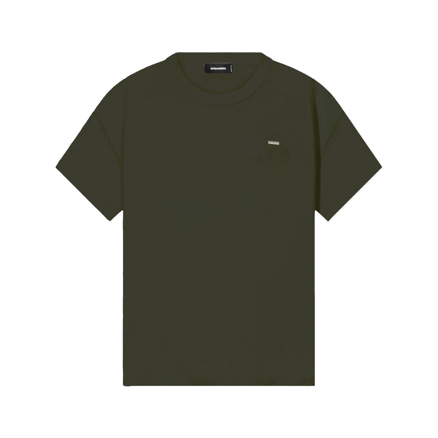 Camiseta Verde Dsquared2 Basic Plaque