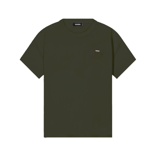 Camiseta Verde Dsquared2 Basic Plaque