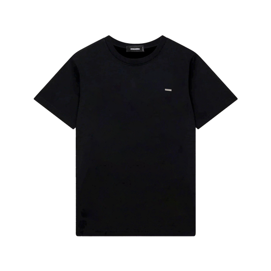 Camiseta Negra Dsquared2 Basic Plaque