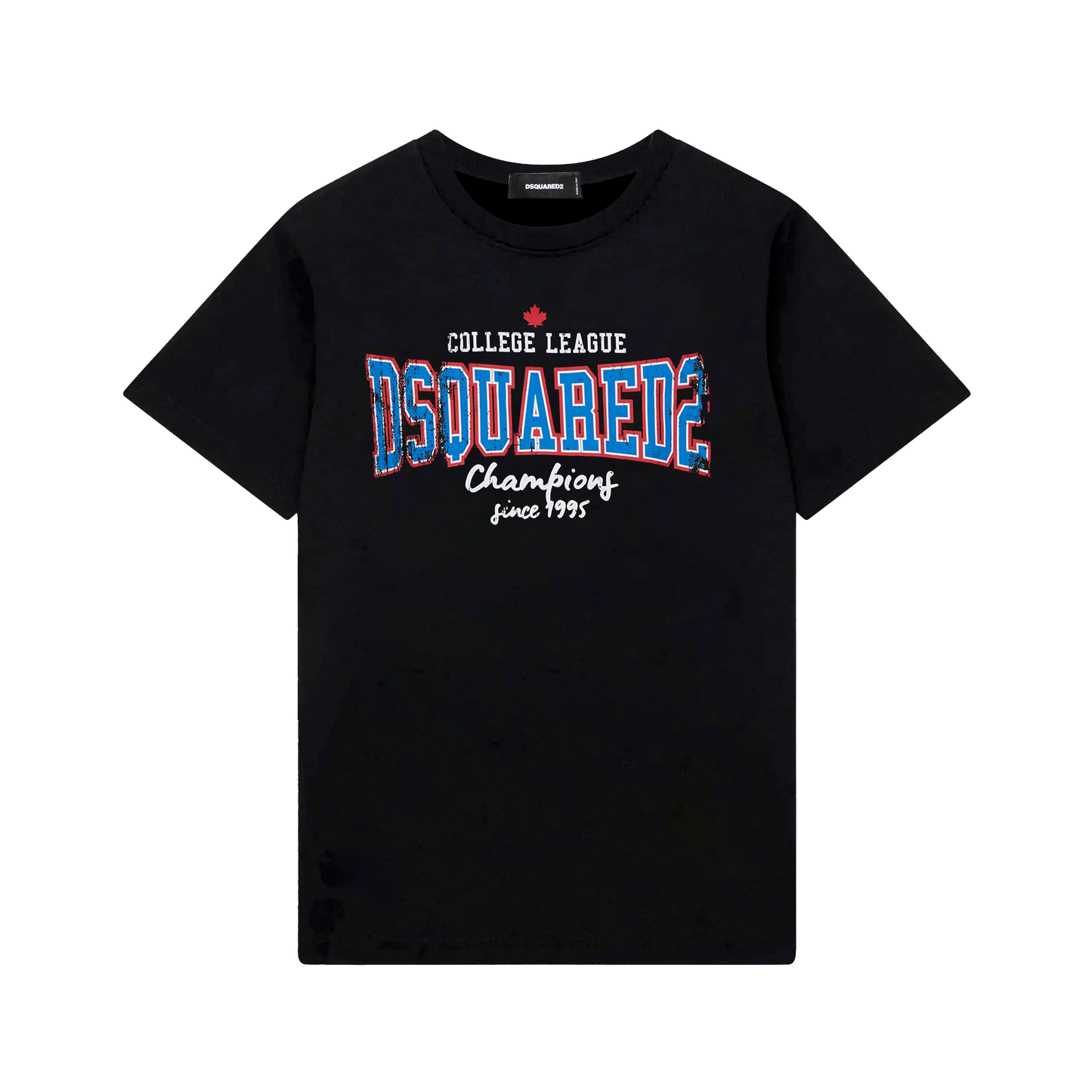Camiseta Negra Dsquared2 Champions