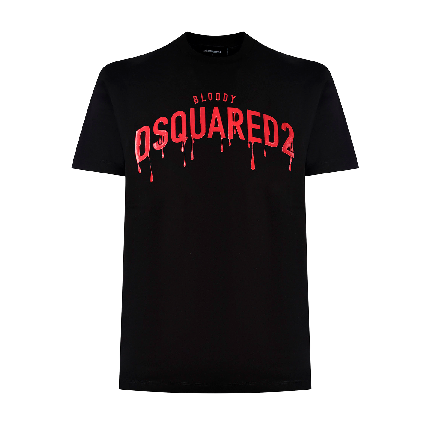 Camiseta Negra Dsquared2 Multi Tears
