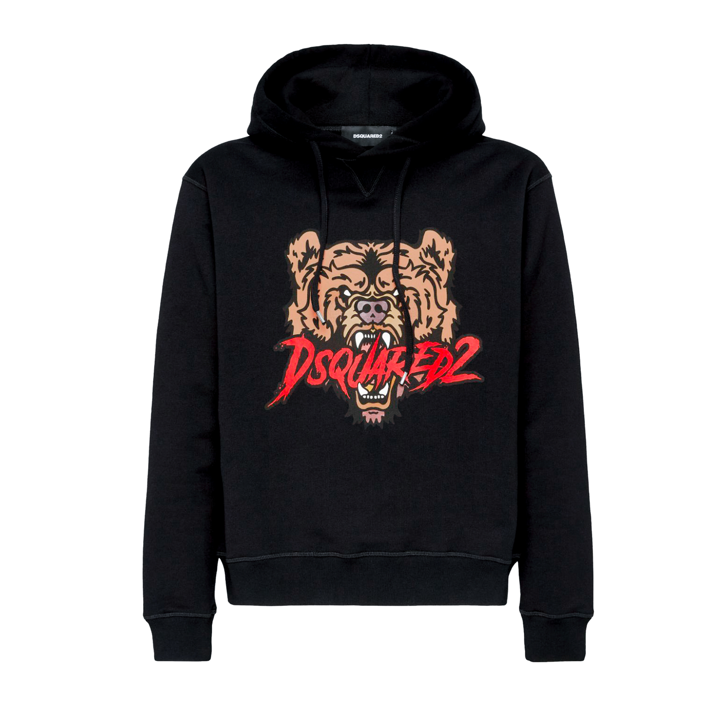 Buzo Tipo Hoodie Negro Dsquared2 Tiger