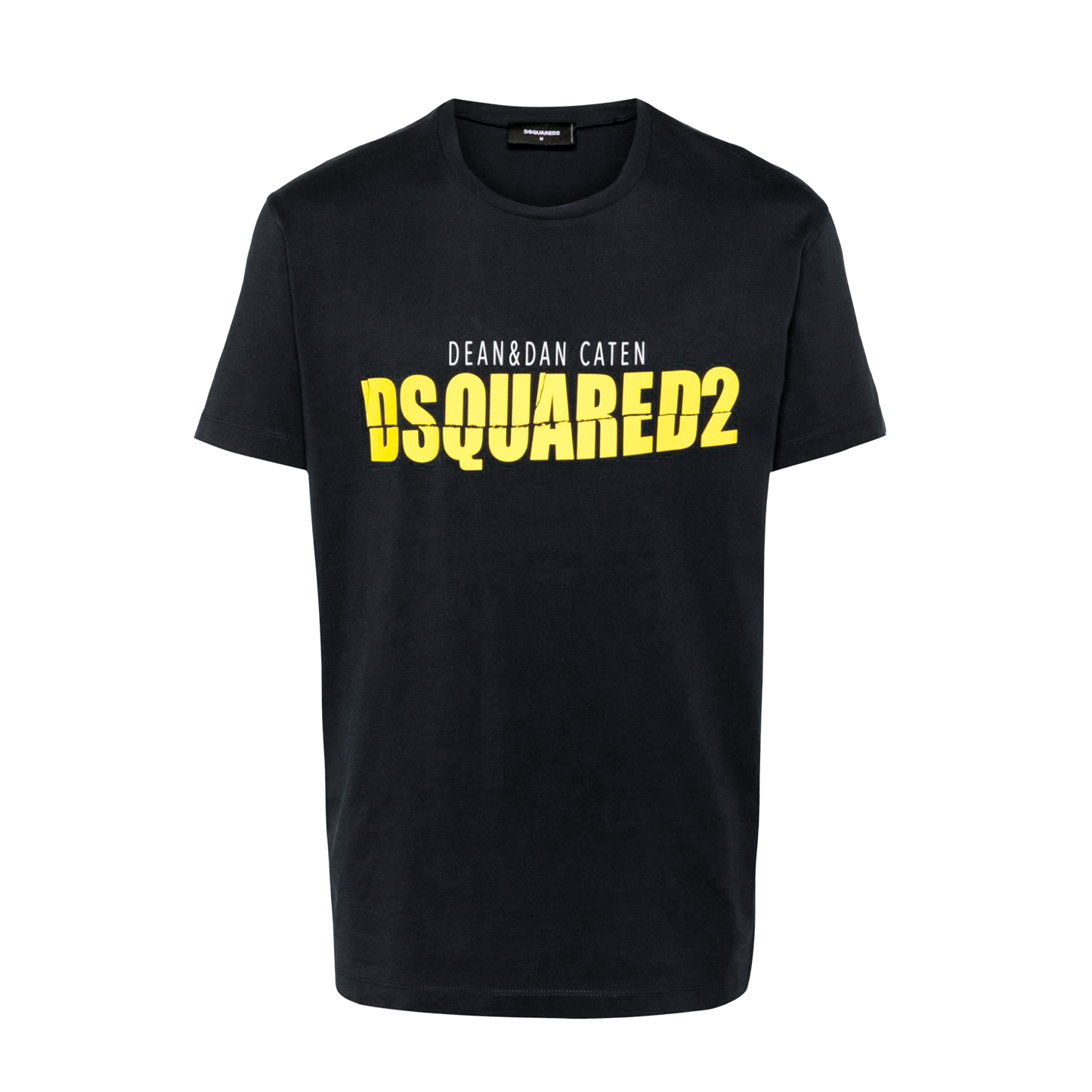 Camiseta Negra Dsquared2 Amarillo Dan