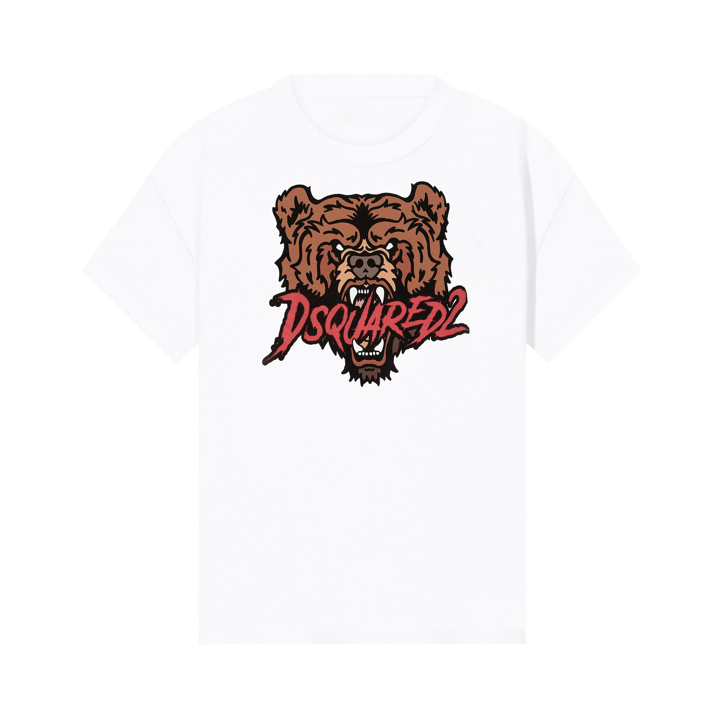 Camiseta Blanca Dsquared2 Graphic Teddy