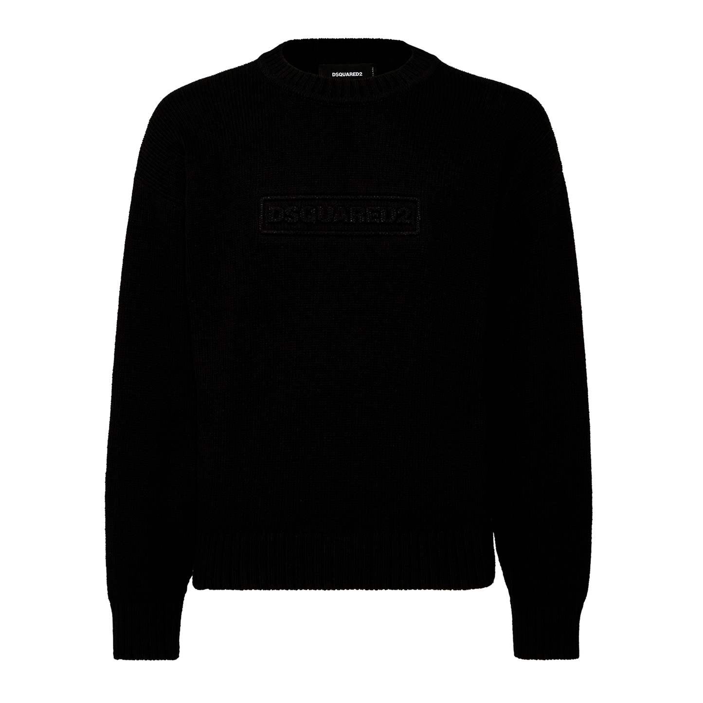 Buzo Negro Dsquared2 Logo