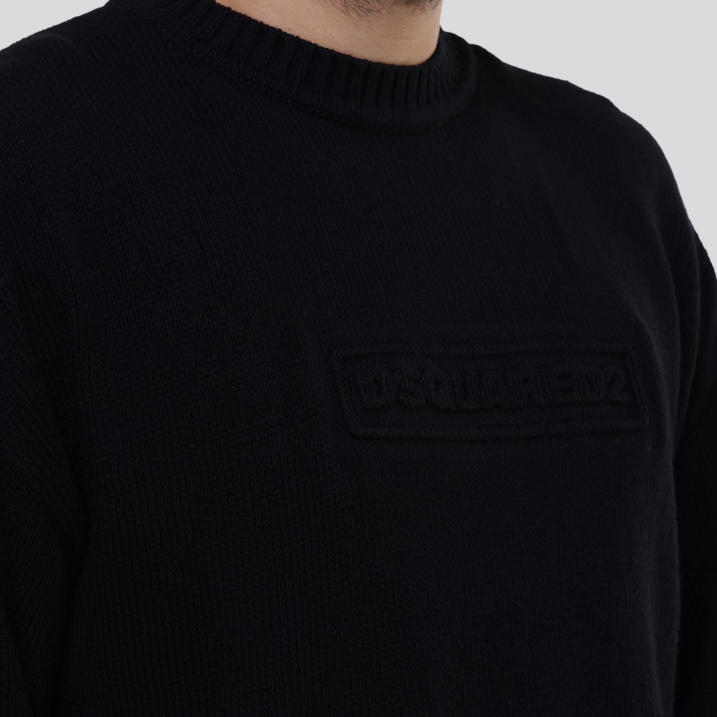 Buzo Negro Dsquared2 Logo