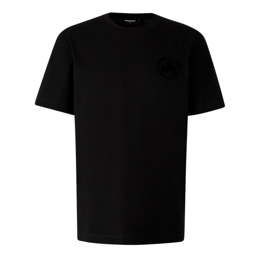 Camiseta Negra Dsquared2 Leaf