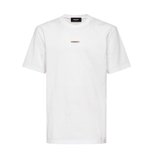 Camiseta Blanca Dsquared2 Patch Logo