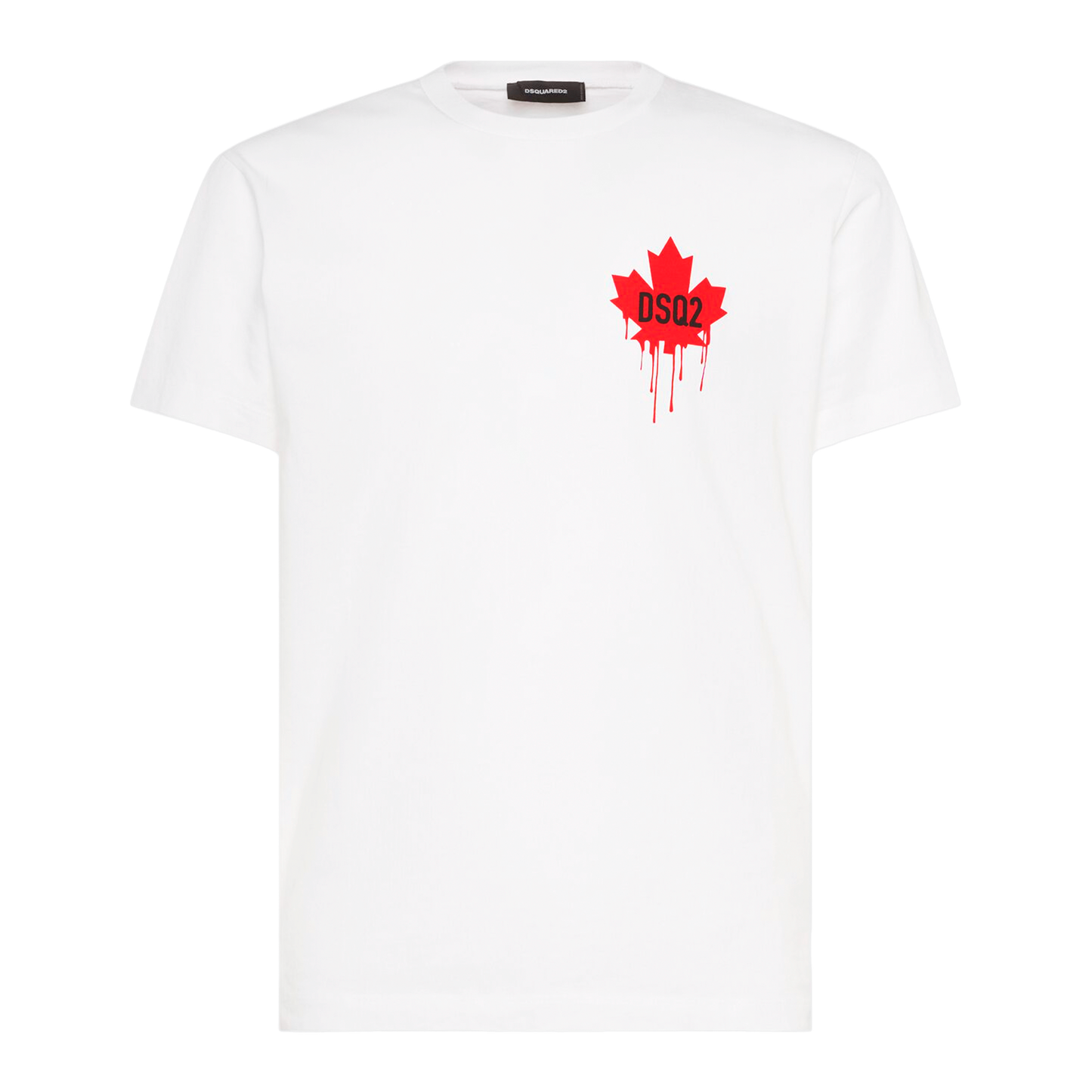 Camiseta Blanca Dsquared2 Leaf Tears