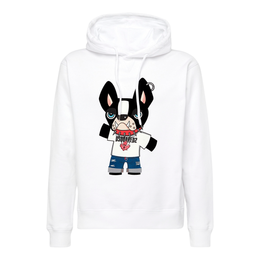 Buzo Tipo Hoodie Blanco Dsquared2 Dog