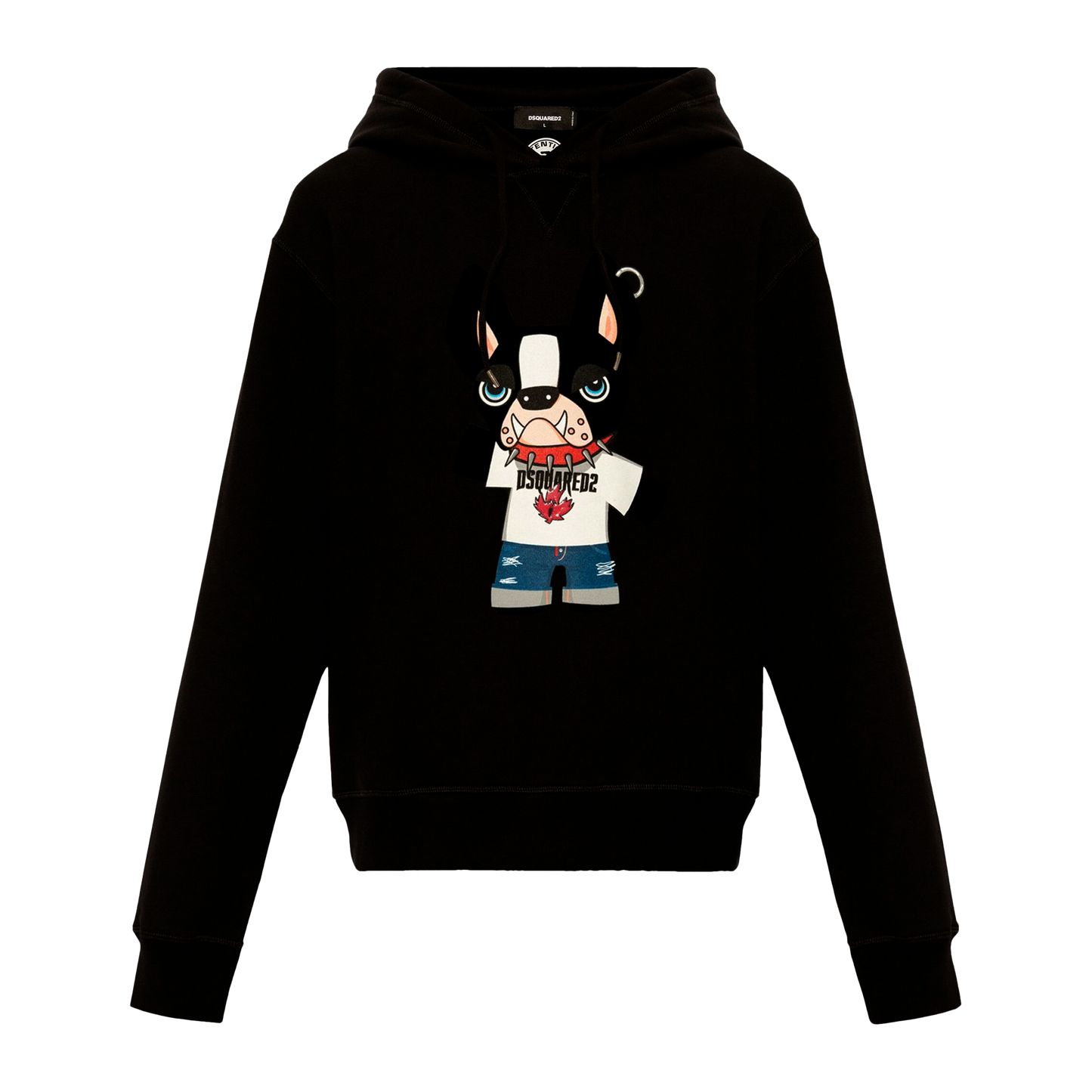 Buzo Tipo Hoodie Negro Dsquared2 Dog