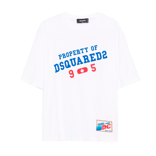 Camiseta Blanca Dsquared2 Property