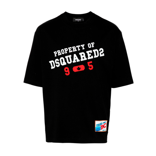 Camiseta Negra Dsquared2 Property