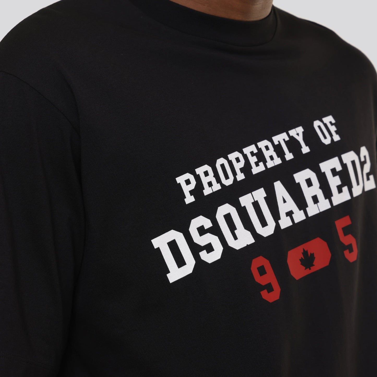 Camiseta Negra Dsquared2 Property
