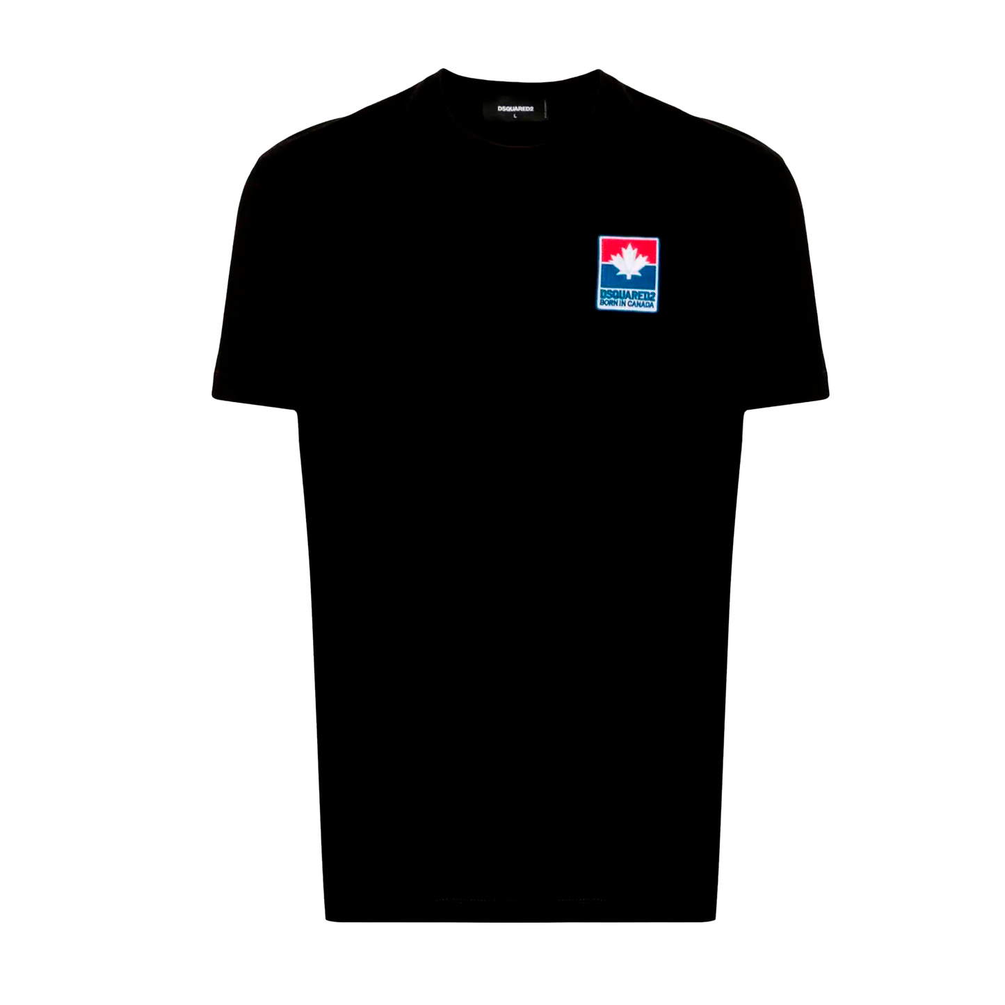 Camiseta Negra Dsquared2 Leaf