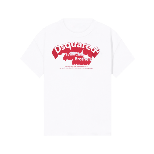 Camiseta Blanca Dsquared2 Brothers
