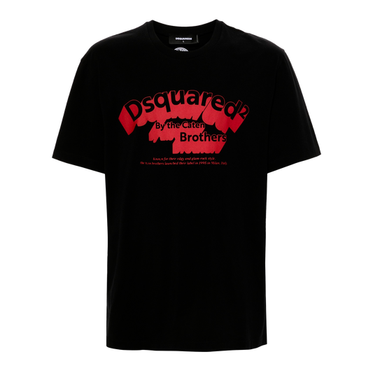 Camiseta Negra Dsquared2 Brothers