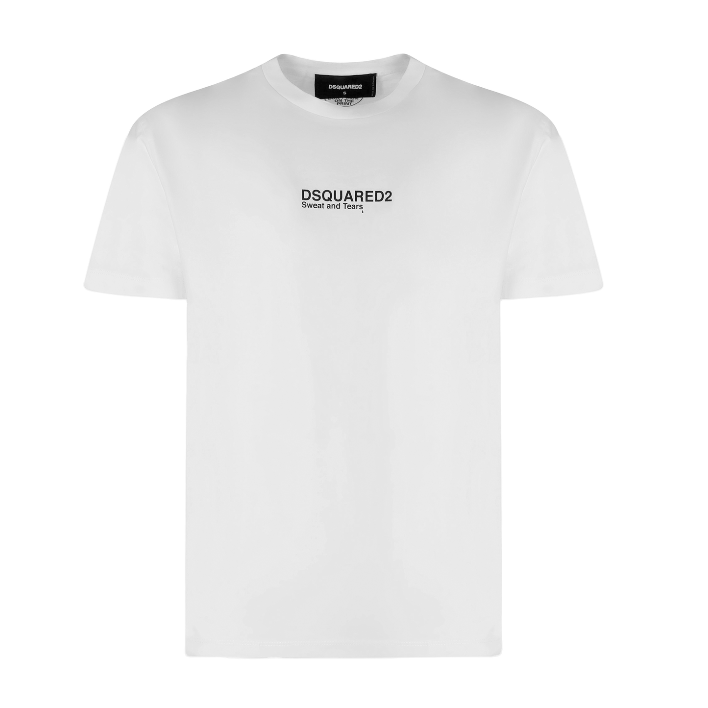 Camiseta Blanca Dsquared2 Tears