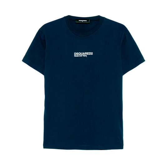 Camiseta Azul Dsquared2 Tears