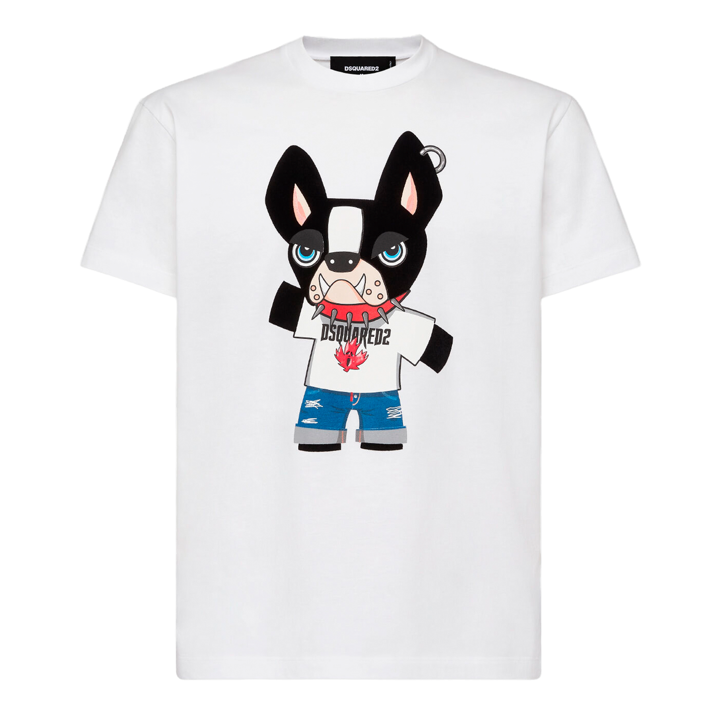 Camiseta Blanca Dsquared2 Dog Print