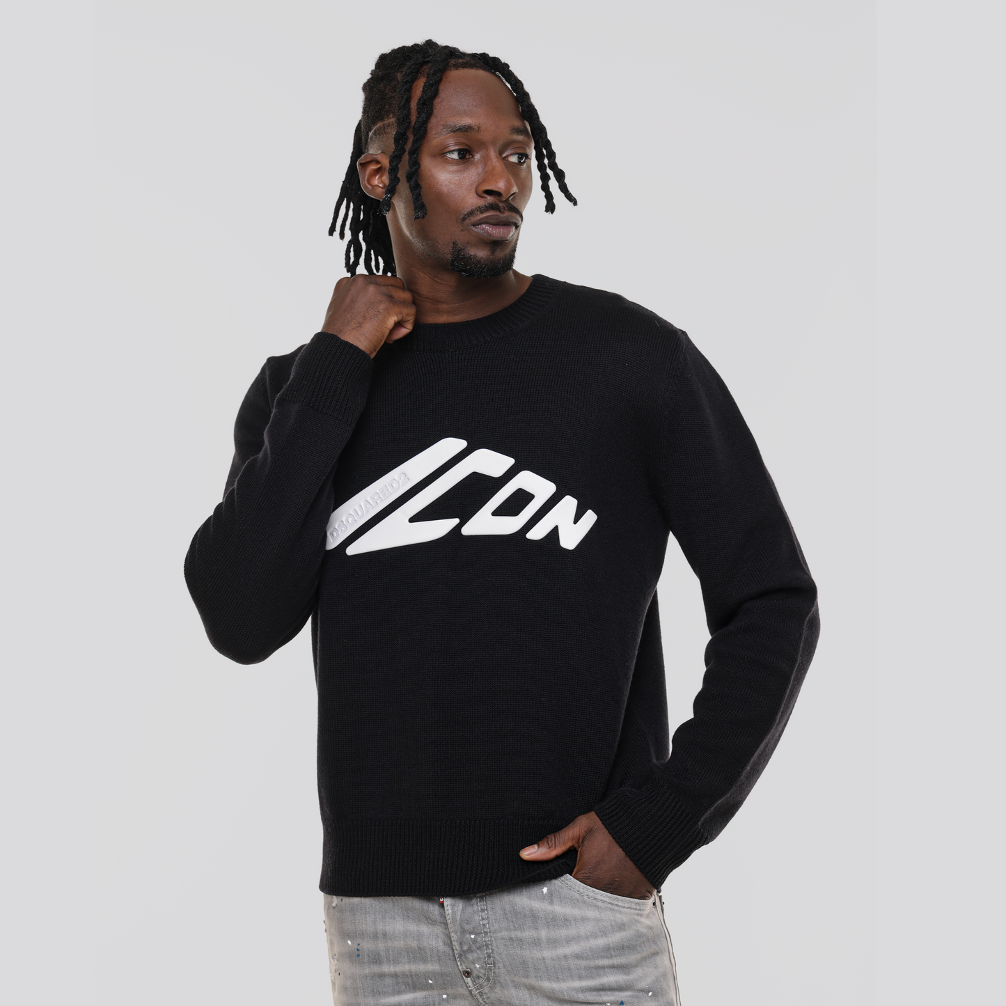Buzo Negro Dsquared2 Icon