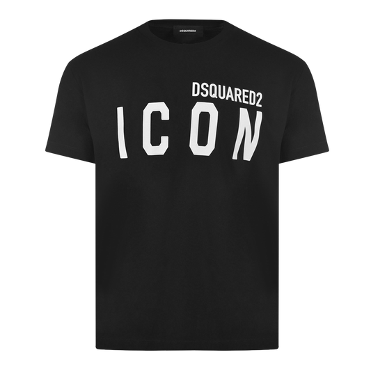 Camiseta Negra Dsquared2 Icon