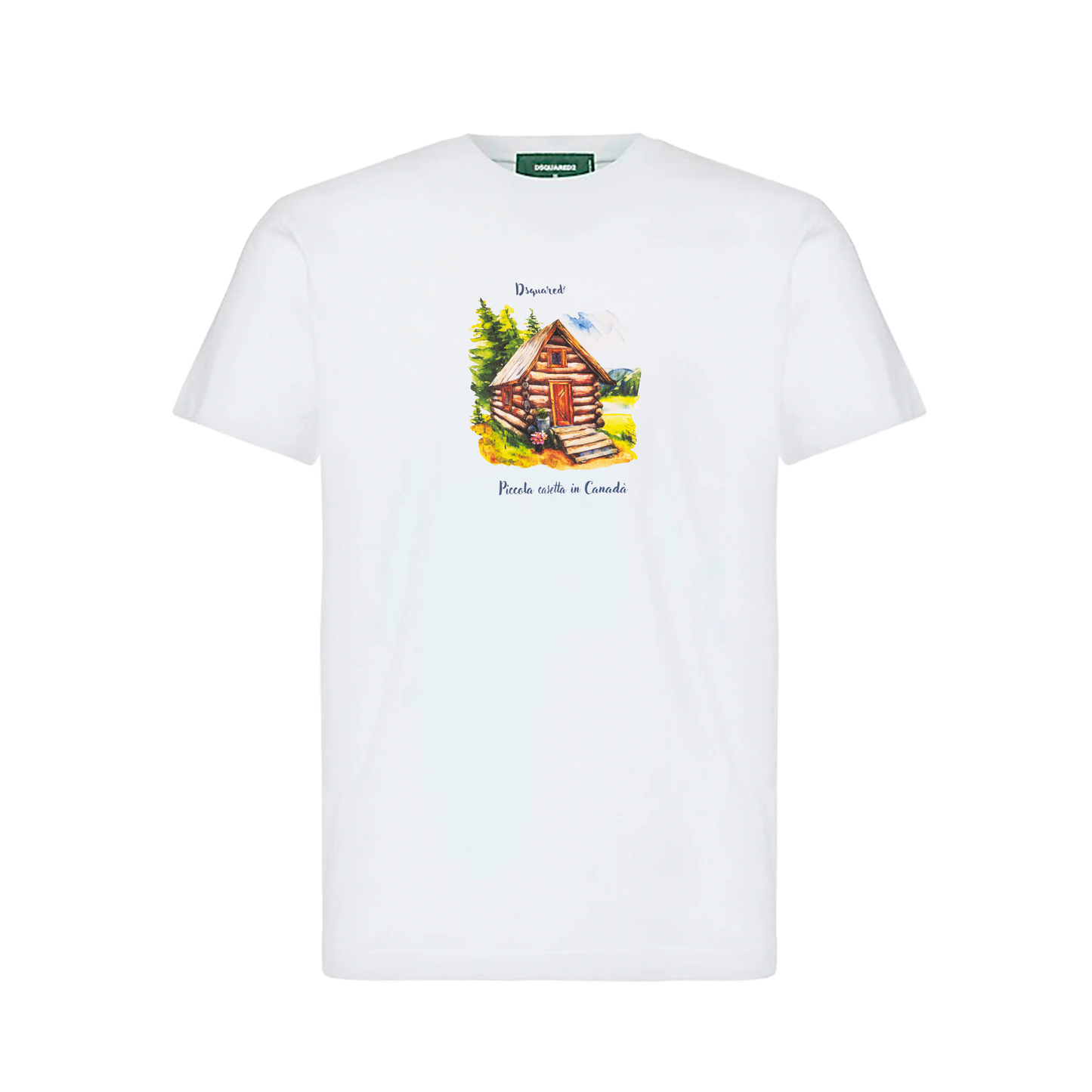 Camiseta Blanca Dsquared2 Casetta
