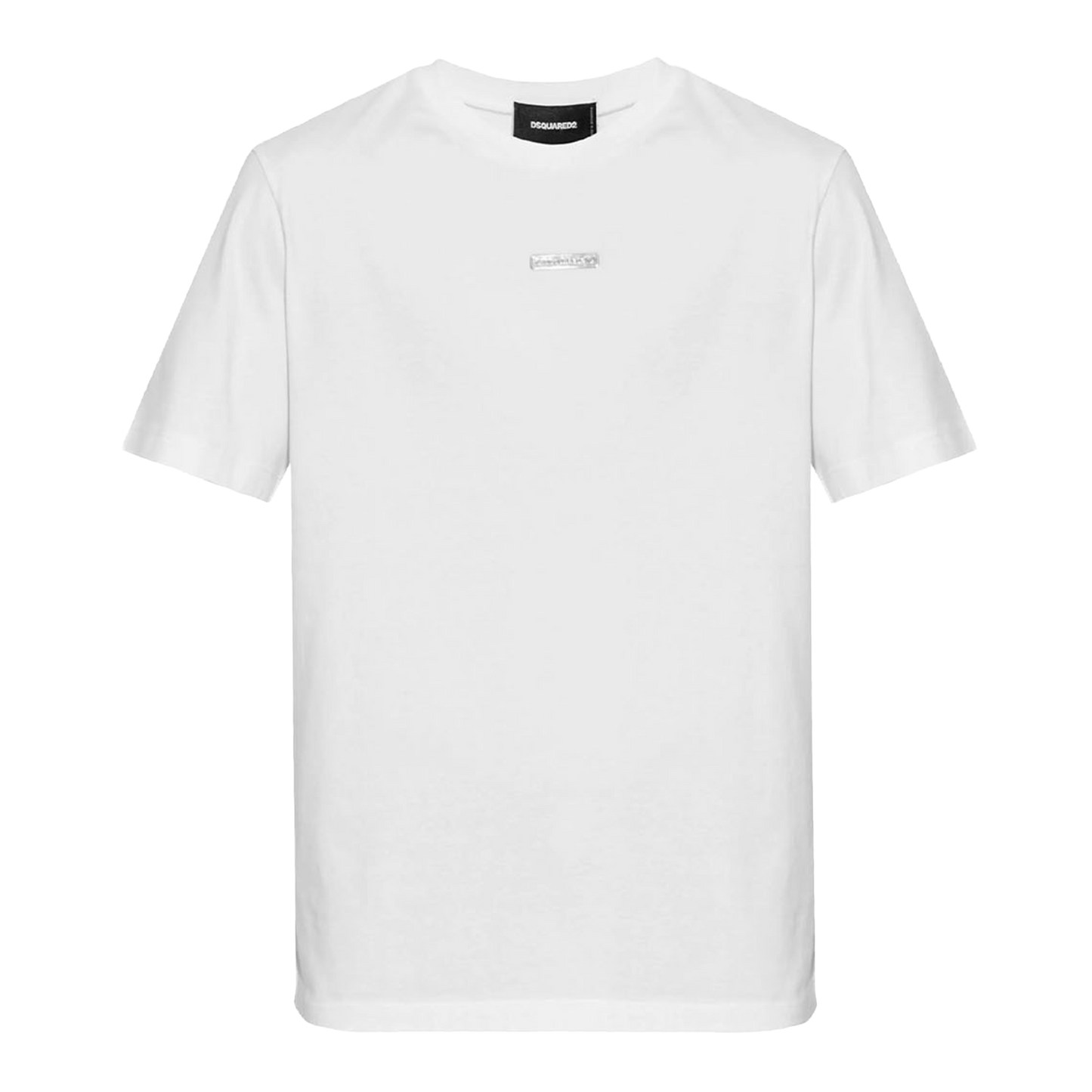 Camiseta negra Dsquared2 Silver Plaque