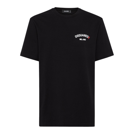 Camiseta Negra Dsquared2 Milano
