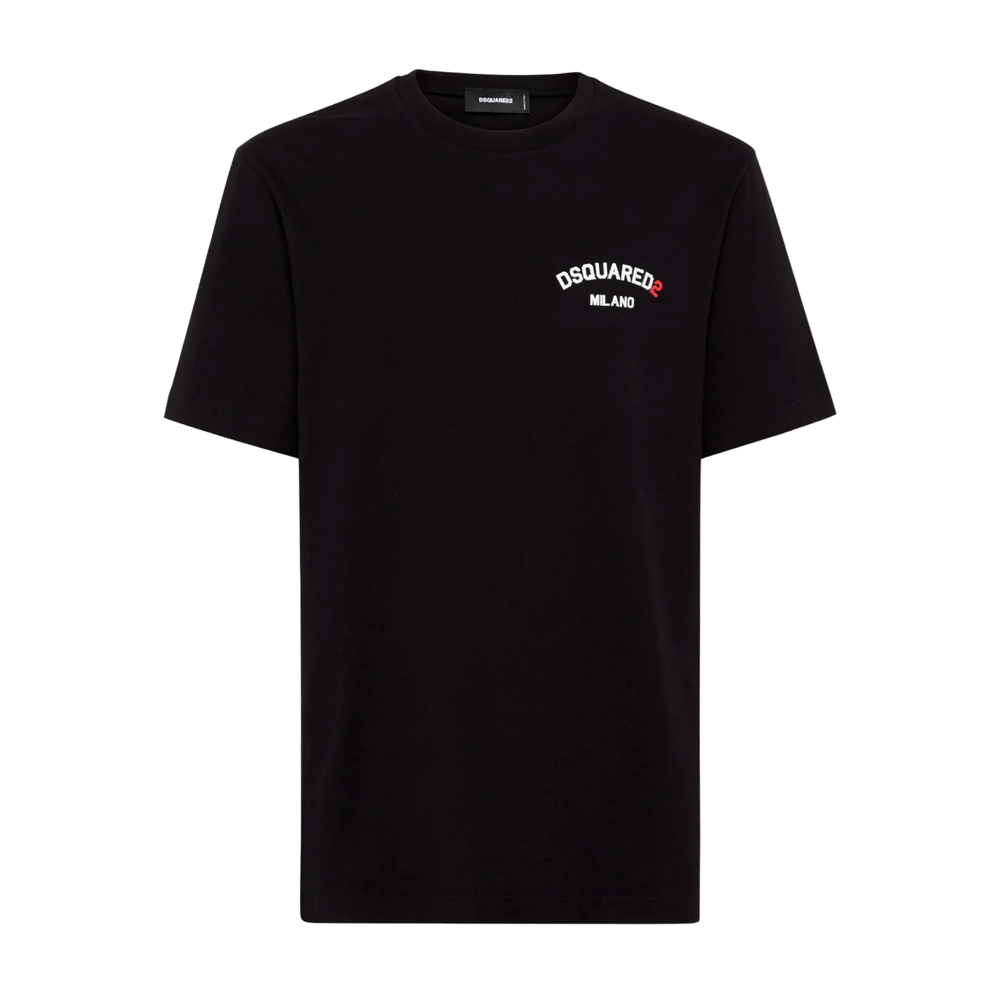 Camiseta Negra Dsquared2 Milano Chest Logo