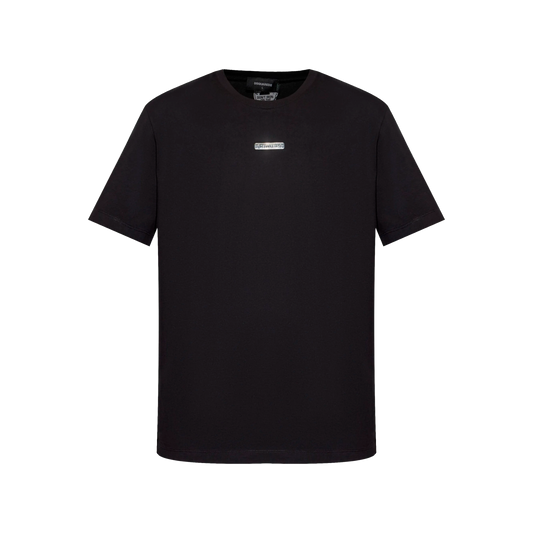 Camiseta Negra Dsquared2 Silver Patch