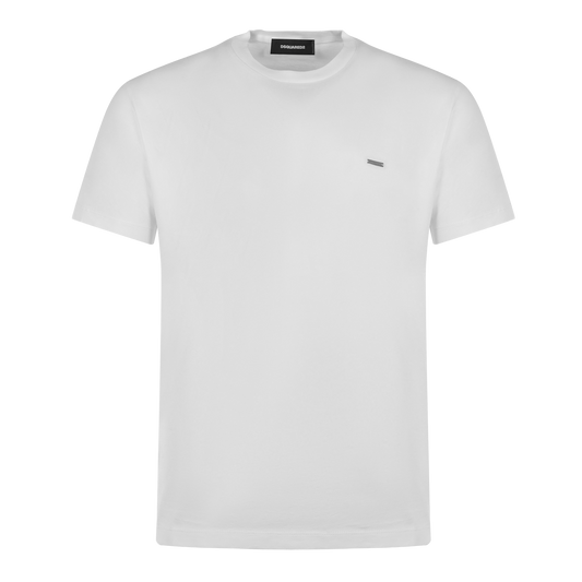 Camiseta Blanca Dsquared2 Basic Plaque