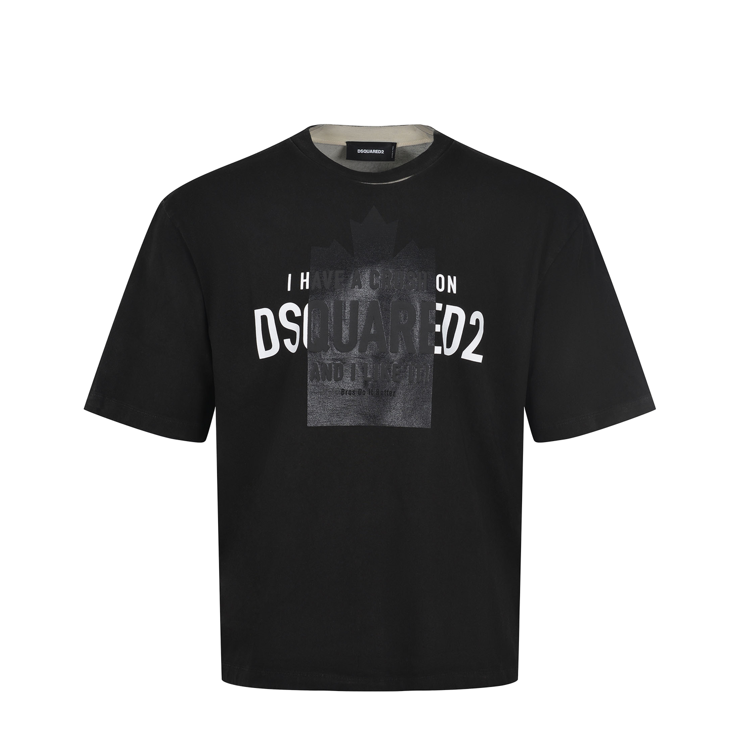 Camiseta Negra Dsquared2 Black & White