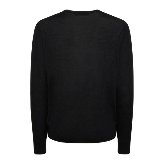 Suéter Negro Versace Greca Monogram