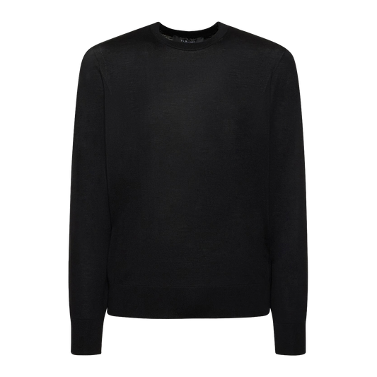 Suéter Negro Versace Greca Monogram
