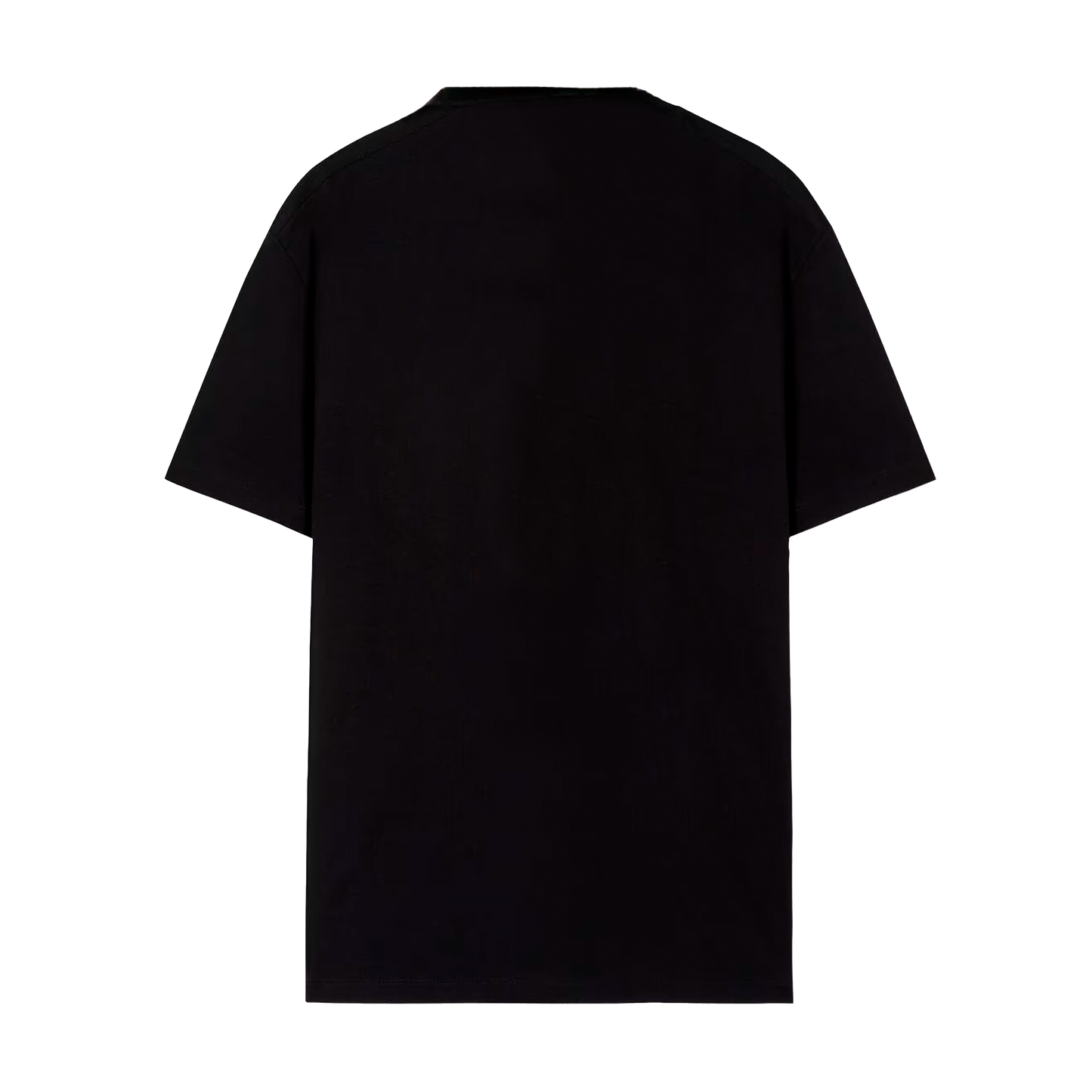 Camiseta Negra Versace Double Logo
