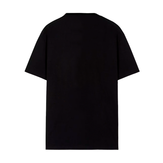 Camiseta Negra Versace Double Logo