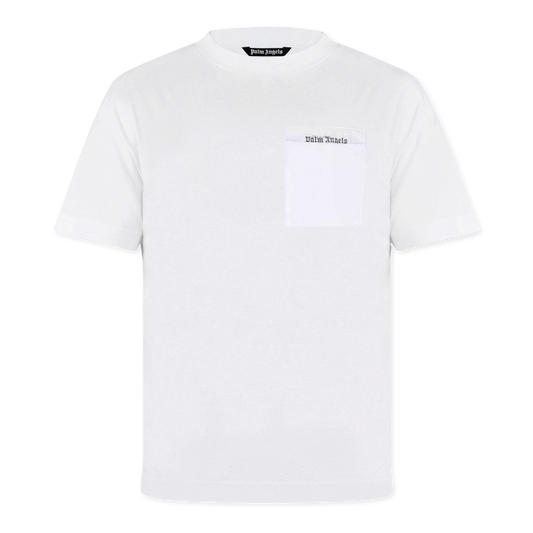 Camiseta Blanca Palm Angels Sartorial Pocket